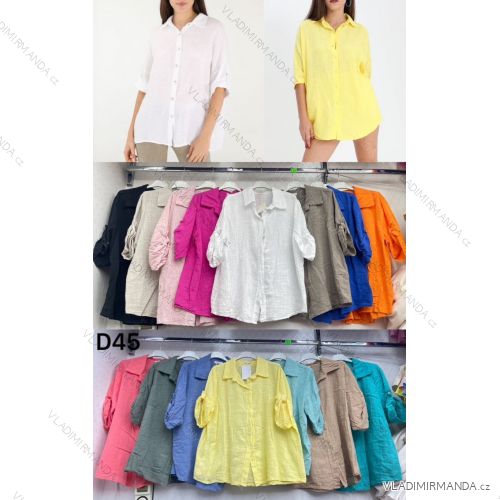 Langes Chiffon-Kurzarmkleid für Damen (S/M ONE SIZE) ITALIAN FASHION IMWGS231048