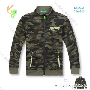 Reißverschluss-Sweatshirt Langarm Kinder Jugend Mädchen und Jungen (116-146) KUGO FM8781