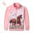 Leichtes Langarm-Sweatshirt mit Reißverschluss für Kinder und Jugendliche, Mädchen (116-146) KUGO SM3531