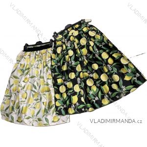 Langer Damenrock mit Kuhfellmuster und Tupfen (S/M/L EINHEITSGRÖSSE) ITALIAN FASHION IMM25M3154