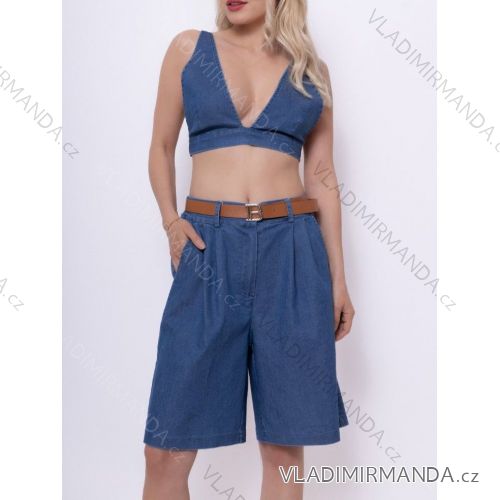 Kraťasy šortky letní elegantní dámské (S-XL) ITALSKÁ MÓDA IMM23M12067