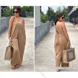 Langer Sommeroverall für Damen mit Trägern (S/M/L ONE SIZE) ITALIAN FASHION IMM25m56631