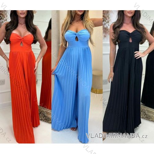 Langer Sommeroverall für Damen mit Trägern (XS/S/M ONE SIZE) ITALIAN FASHION IMM25m55283