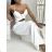 Damen Sommer Crop Top und lange Hose Set (XS/S/M Einheitsgröße) ITALIAN FASHION IMM25m26018