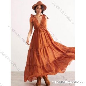 Elegantes langärmliges Kleid mit Gürtel für Damen (Einheitsgröße S/M) ITALIAN FASHION IMM23UN6139