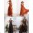Elegantes langärmliges Kleid mit Gürtel für Damen (Einheitsgröße S/M) ITALIAN FASHION IMM23UN6139