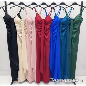 Elegantes langärmliges Kleid mit Gürtel für Damen (Einheitsgröße S/M) ITALIAN FASHION IMM23UN6139