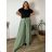 Damen 3/4 Langarm-Hemdkleid (XS/S/M Einheitsgröße) ITALIAN FASHION IMD25030 54/56/58 weiß