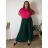 Damen 3/4 Langarm-Hemdkleid (XS/S/M Einheitsgröße) ITALIAN FASHION IMD25030 54/56/58 weiß