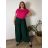 Damen 3/4 Langarm-Hemdkleid (XS/S/M Einheitsgröße) ITALIAN FASHION IMD25030 54/56/58 weiß