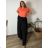 Damen 3/4 Langarm-Hemdkleid (XS/S/M Einheitsgröße) ITALIAN FASHION IMD25030 54/56/58 weiß
