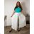 Damen 3/4 Langarm-Hemdkleid (XS/S/M Einheitsgröße) ITALIAN FASHION IMD25030 54/56/58 weiß