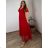 Kleid Lang Elegant Party Kurzarm Damen Übergröße (2XL-4XL) ITALIAN FASHION IMPSH233589V schwarz 50/52