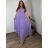 Kleid Lang Elegant Party Kurzarm Damen Übergröße (2XL-4XL) ITALIAN FASHION IMPSH233589V schwarz 50/52