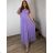 Kleid Lang Elegant Party Kurzarm Damen Übergröße (2XL-4XL) ITALIAN FASHION IMPSH233589V