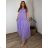 Kleid Lang Elegant Party Kurzarm Damen Übergröße (2XL-4XL) ITALIAN FASHION IMPSH233589V