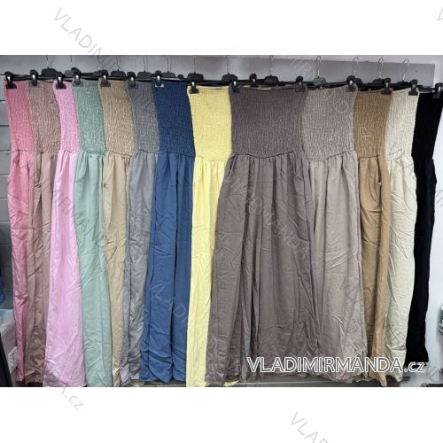 Langer, eleganter, ärmelloser Damen-Overall (Einheitsgröße S/M) ITALIAN FASHION IMWGS231166