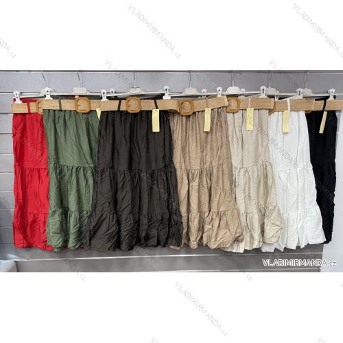 Sommerkleid Carmen aus Musselin für Damen (Einheitsgröße S/M) ITALIAN FASHION IMWE231506