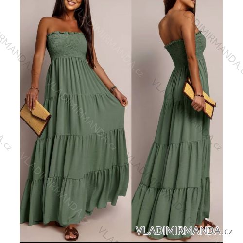 Kurzärmliges Sommer-Freizeitkleid für Damen (S/M/L EINHEITSGRÖSSE) ITALIAN FASHION IMWGB25022