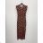 Langes elegantes Sommerkleid Zitrone und Tupfen ärmellos Damen (XS/S/M Einheitsgröße) ITALIAN FASHION IMM25M33444