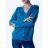 Langes lässiges Kurzarm-Damenkleid, übergroß (42/44/46 Einheitsgröße) ITALIENISCHE MODE IMD2525370