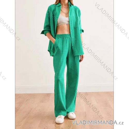 Langes lässiges Kurzarm-Damenkleid, übergroß (42/44/46 Einheitsgröße) ITALIENISCHE MODE IMD2525370