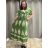 Kurzärmliges Sommer-Freizeitkleid für Damen (S/M/L EINHEITSGRÖSSE) ITALIAN FASHION IMWGB25022