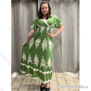 Kurzärmliges Sommer-Freizeitkleid für Damen (S/M/L EINHEITSGRÖSSE) ITALIAN FASHION IMWGB25022
