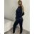Tričko elegantní dlouhý rukáv dámské (UNI S/M) ITALSKÁ MÓDA IMM20954 S / M schwarz