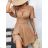 Langes lässiges Kurzarm-Damenkleid, übergroß (42/44/46 Einheitsgröße) ITALIENISCHE MODE IMD2525370