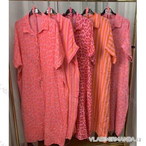 Langer Overall mit Anhänger 3/4 Langarm Damen Übergröße (50-58) ITALIAN FASHION IMWEC24016