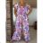 Langer Overall mit Anhänger 3/4 Langarm Damen Übergröße (50-58) ITALIAN FASHION IMWEC24016