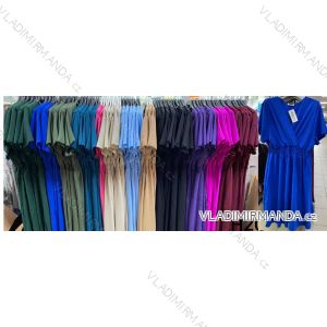 Kurzärmliges Sommer-Freizeitkleid für Damen (S/M/L EINHEITSGRÖSSE) ITALIAN FASHION IMWGB25022
