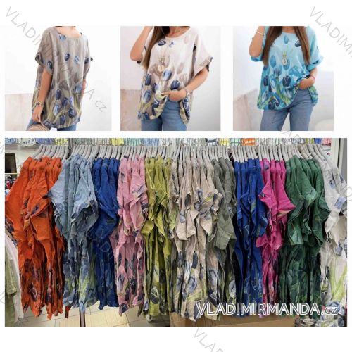 Damen-Strickpullover mit langen Ärmeln (Einheitsgröße S/M) ITALIAN FASHION IMWDT23005