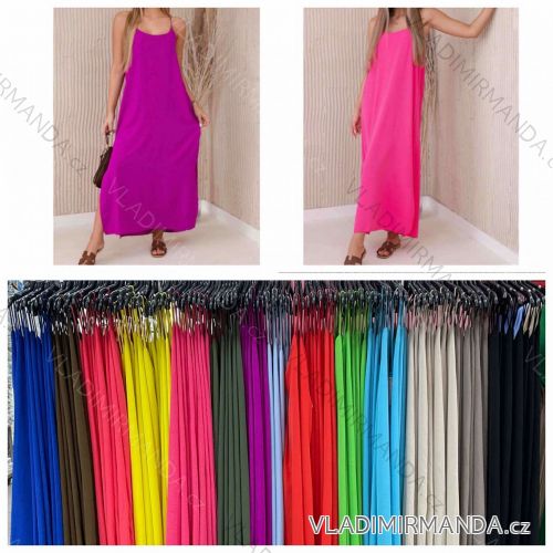 Kurzärmliges Sommer-Freizeitkleid für Damen (S/M/L EINHEITSGRÖSSE) ITALIAN FASHION IMWGB25022