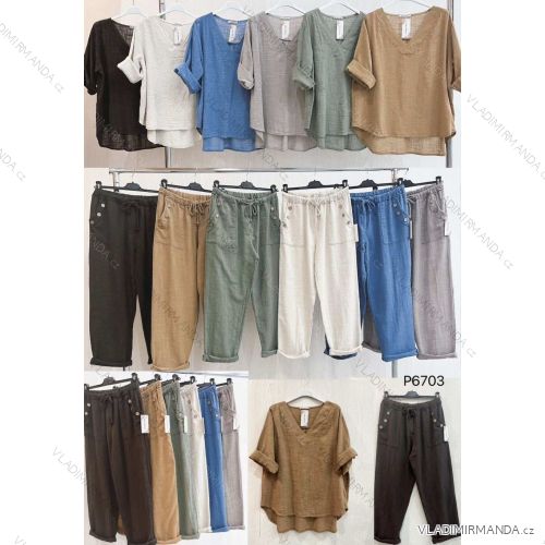 Kurzärmliges Sommer-Freizeitkleid für Damen (S/M/L EINHEITSGRÖSSE) ITALIAN FASHION IMWGB25022