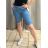 Jogginghose baggy 3/4 kurze Frauen (UNI SM) ITALIAN FASHION IMD20406 -   schwarz -   S / M