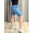 Jogginghose baggy 3/4 kurze Frauen (UNI SM) ITALIAN FASHION IMD20406 -   schwarz -   S / M