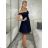 Trägerloses kurzes Partykleid für Damen (Einheitsgröße S/M) ITALIAN FASHION IMPSH23C662 schwarz S/M/L