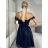 Trägerloses kurzes Partykleid für Damen (Einheitsgröße S/M) ITALIAN FASHION IMPSH23C662 S / M Wein