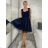 Trägerloses kurzes Partykleid für Damen (Einheitsgröße S/M) ITALIAN FASHION IMPSH23C662 S / M Wein