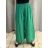 Elegante Hose mit Gürtel für Damen (S/M/L ONE SIZE) ITALIAN FASHION IM425057 46/48/50 grün