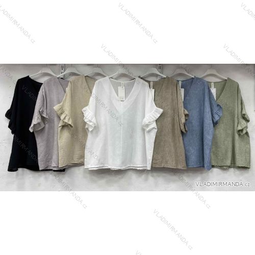 Damen-Strickpullover mit langen Ärmeln (Einheitsgröße S/M) ITALIAN FASHION IMWDT23005