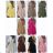 Langes Chiffon-Kurzarmkleid für Damen (S/M ONE SIZE) ITALIAN FASHION IMWGM23456