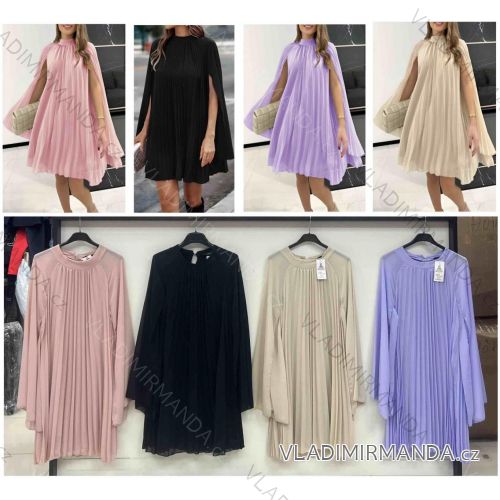 Kurzärmliges Sommer-Freizeitkleid für Damen (S/M/L EINHEITSGRÖSSE) ITALIAN FASHION IMWGB25022