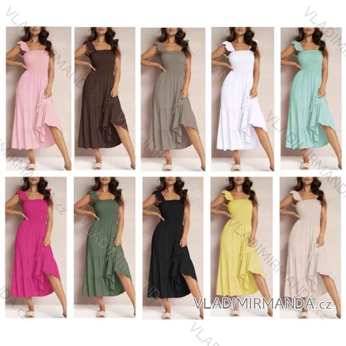 Sommerchiffon-Sommerkleid Carmen (S / M ONE SIZE) ITALIAN FASHION IMWA222561