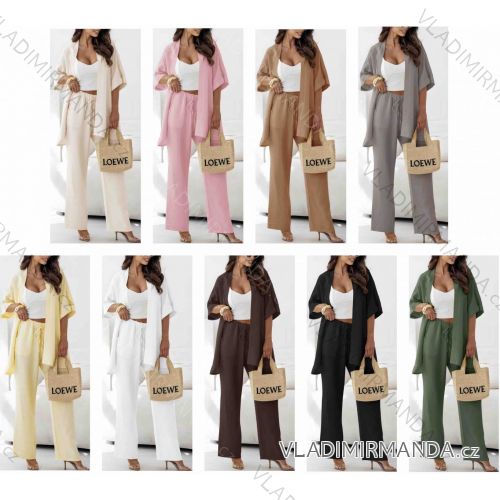 Kurzärmliges Sommer-Freizeitkleid für Damen (S/M/L EINHEITSGRÖSSE) ITALIAN FASHION IMWGB25022