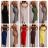 Kurzärmliges Sommer-Freizeitkleid für Damen (S/M/L EINHEITSGRÖSSE) ITALIAN FASHION IMWGB25022