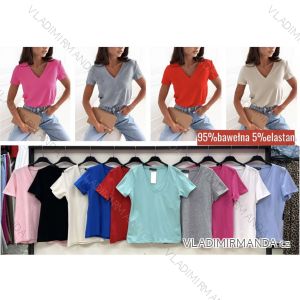 Kurzärmliges Sommer-Freizeitkleid für Damen (S/M/L EINHEITSGRÖSSE) ITALIAN FASHION IMWGB25022