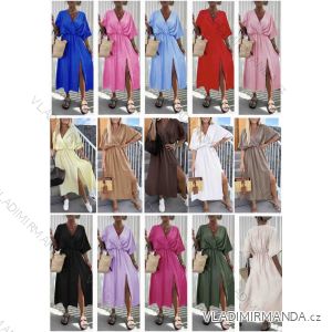 Kurzärmliges Sommer-Freizeitkleid für Damen (S/M/L EINHEITSGRÖSSE) ITALIAN FASHION IMWGB25022